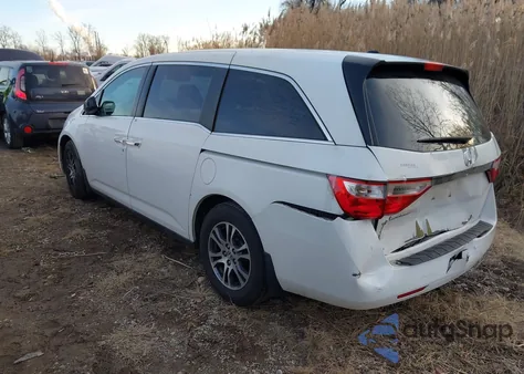 2011 Honda Odyssey Ex-L from USA, damaged, VIN 5FNRL5H68BB058687